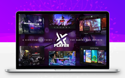 PlayerX汉化版_电子游戏竞技网站WordPress主题_极码客
