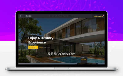 Castel WordPress主题_房源展示&房产租售网站模板_极码客