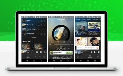 Android在线音乐播放器APP源码带后台_全开源可二开_极码客