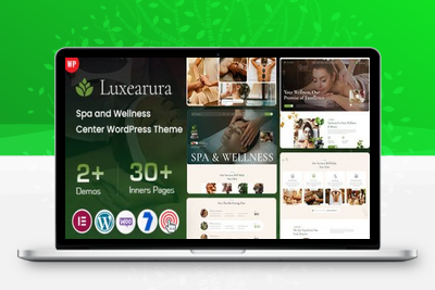 WordPress主题Luxearura下载_温泉养生SPA按摩网站模板_极码客