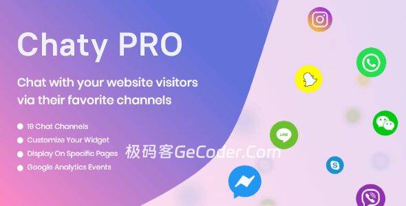 图片[1]_Chaty Pro下载_在线咨询联系客服按钮WordPress插件_极码客